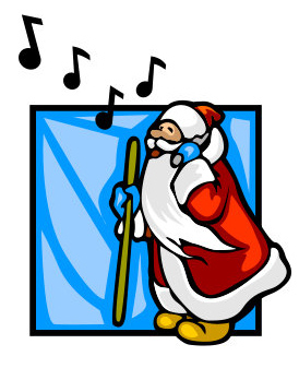 Singing santa
